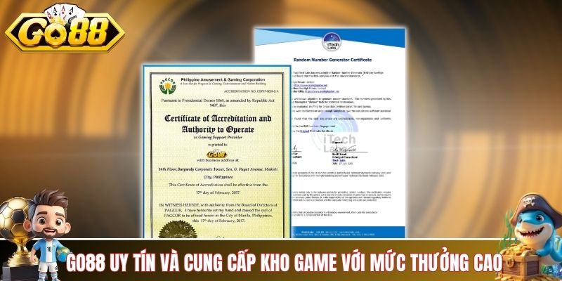 GO88 đảm bảo uy tín và cung cấp kho game đa dạng với mức thưởng cao